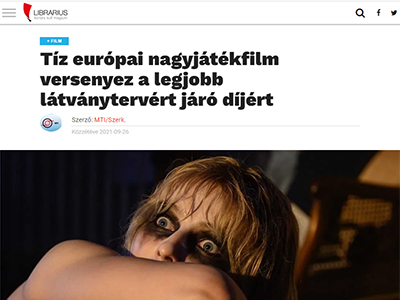 Tíz európai nagyjátékfilm versenyez a legjobb látványtervért járó díjért