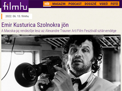 Emir Kusturica Szolnokra jön