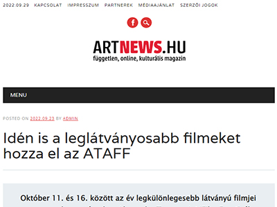 Idén is a leglátványosabb filmeket hozza el az ATAFF