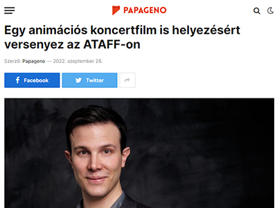 Egy animációs koncertfilm is helyezésért versenyez az ATAFF-on hozzászólás hírcsatorna