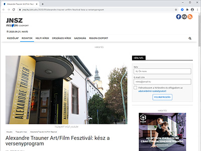 Alexandre Trauner Art/Film Fesztivál: kész a versenyprogram