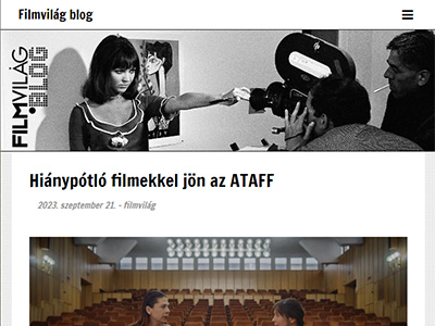 Hiánypótló filmekkel jön az ATAFF