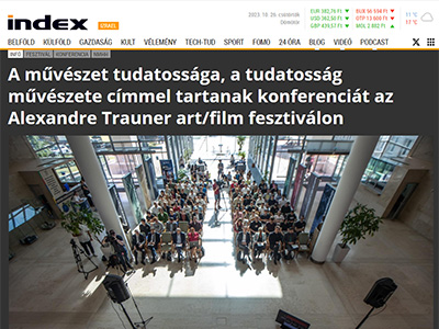 A művészet tudatossága, a tudatosság művészete címmel tartanak konferenciát az Alexandre Trauner art/film fesztiválon