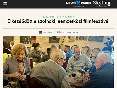 Elkezdődött a szolnoki, nemzetközi filmfesztivál