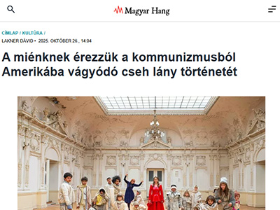 A miénknek érezzük a kommunizmusból Amerikába vágyódó cseh lány történetét