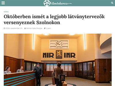 Októberben ismét a legjobb látványtervezők versenyeznek Szolnokon